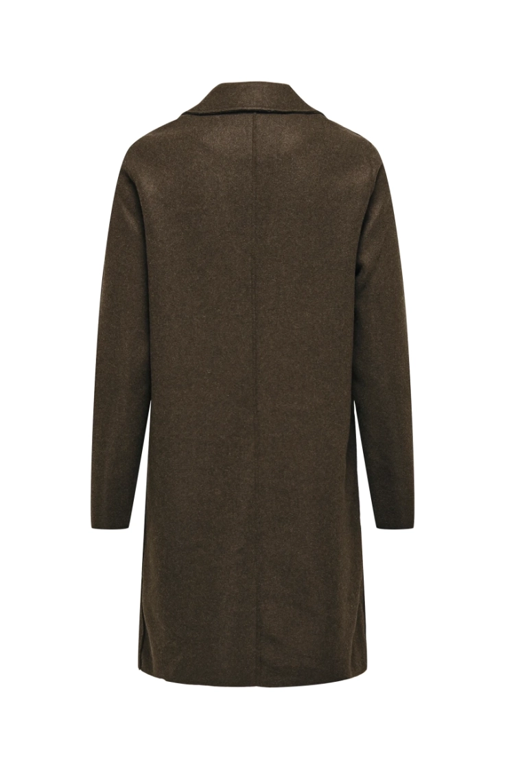 onlcarrie bonded coat otw hot fudge melan