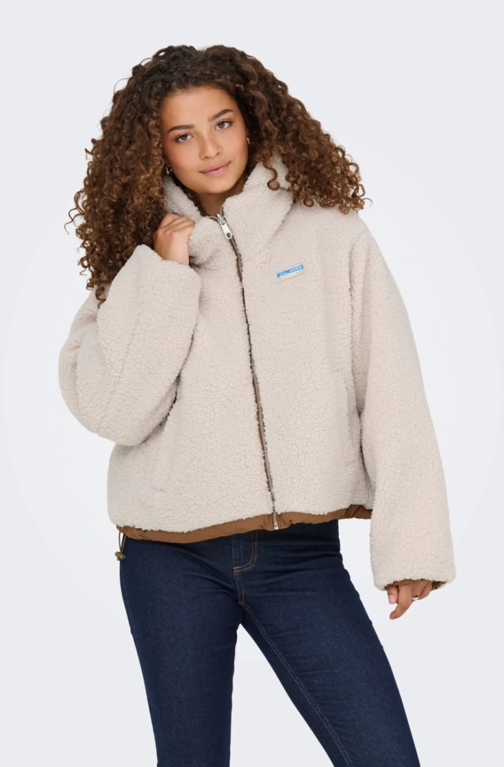 onlmaria rev puffer jacket cc  cloud dancer to