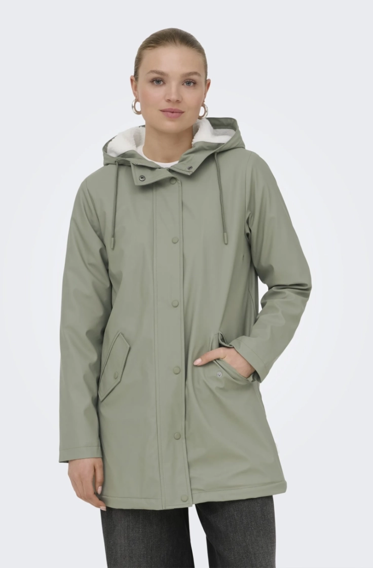 onlsally raincoat otw vetiver