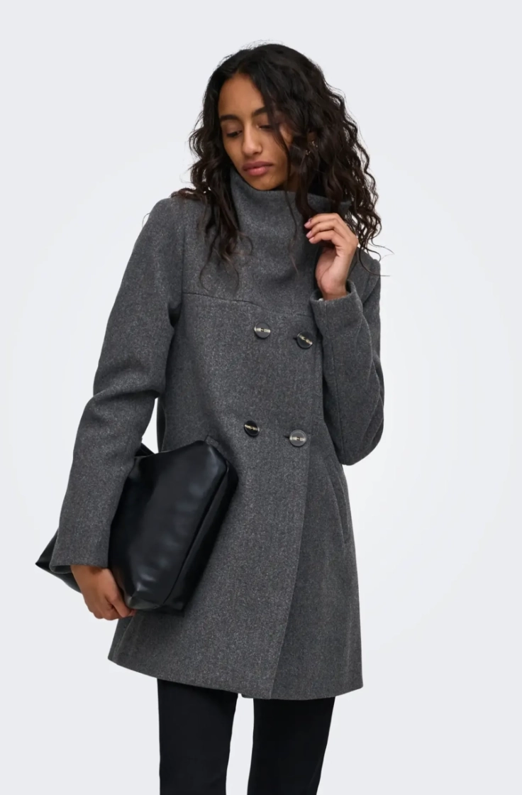 onlblake sophia coat otw dark grey melan