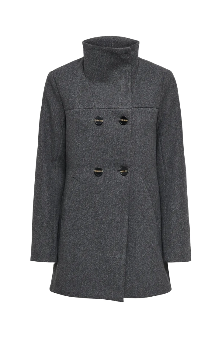 onlblake sophia coat otw dark grey melan