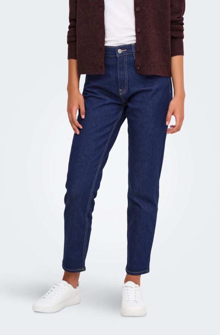 onlemily hw stretch ank dnm ge dark blue denim