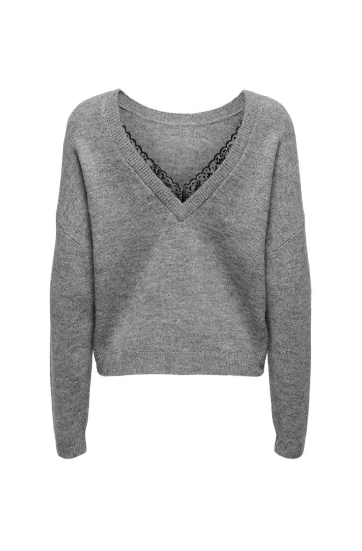 onlmanifesta ls reversible knt light grey mela