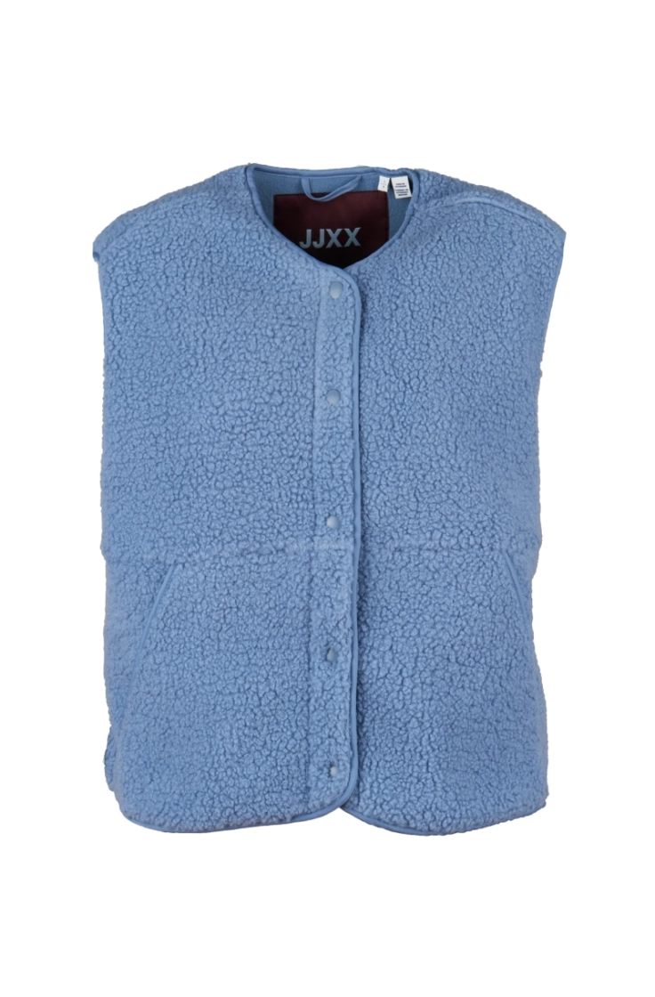 jxvera teddy vest otw sn country blue
