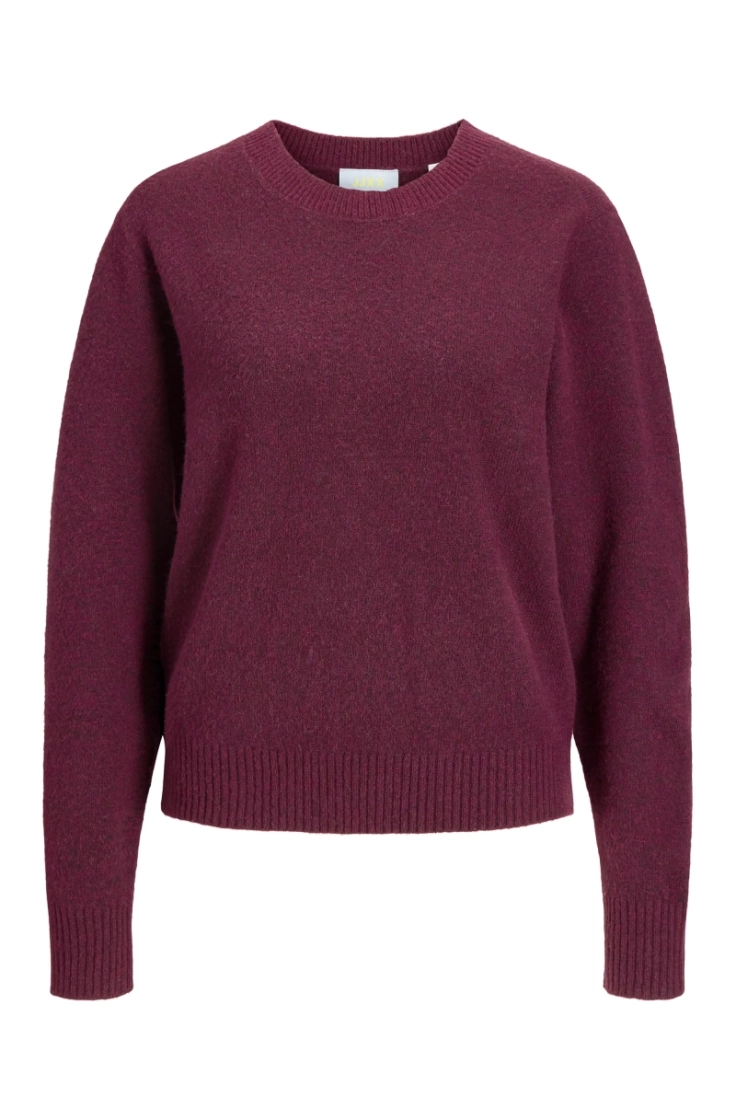 jxelba crew neck knit sn winetasting