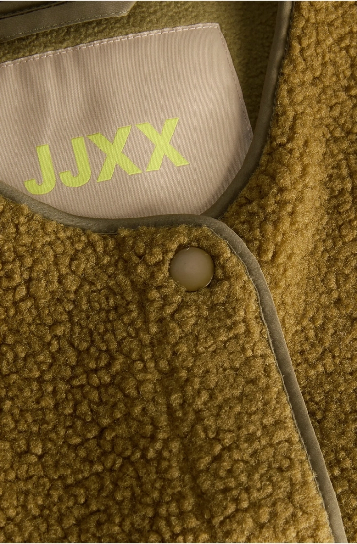 jxvera teddy vest otw sn nutria