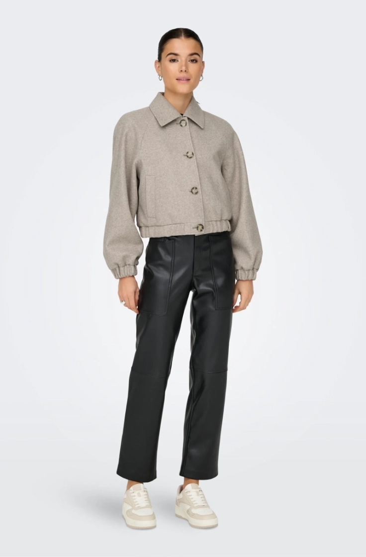 onlnancy life collar jacket cc simply taupe me