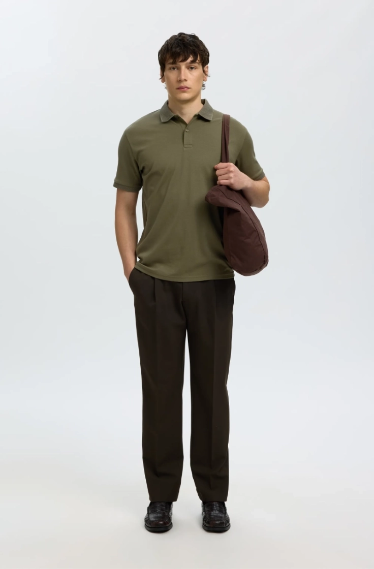 slhfave button ss polo kalamata