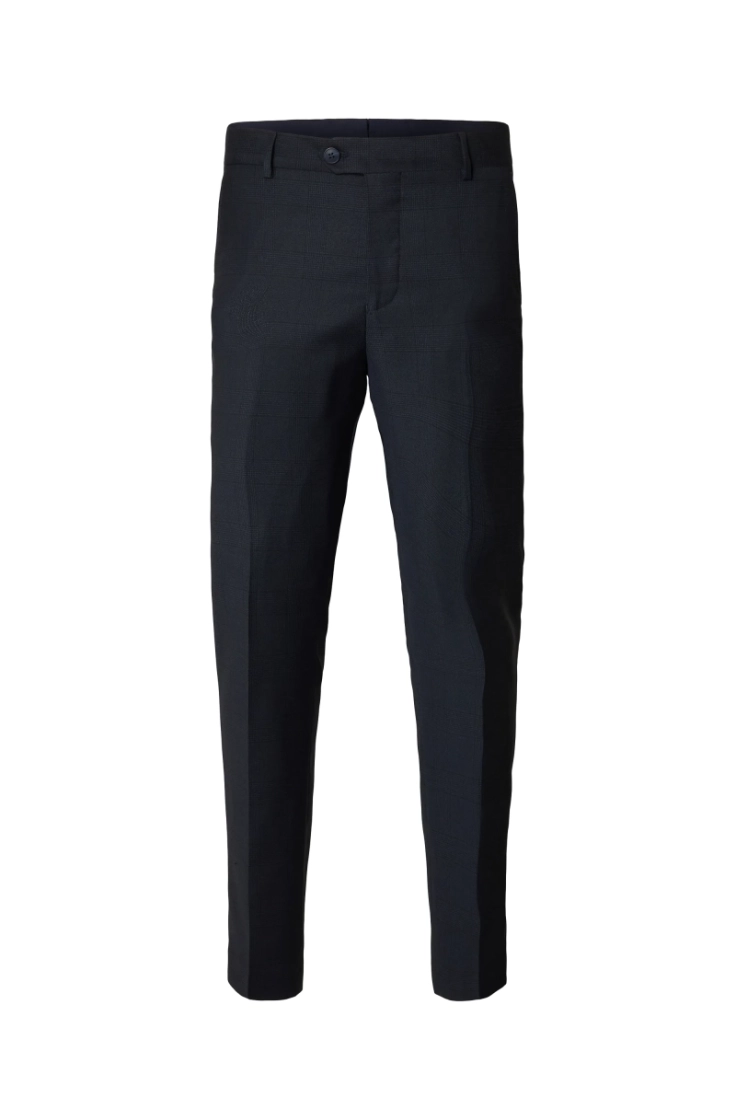 slhslim-neil chk trs b dark navy check