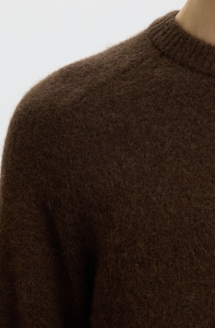 slhrai ls knit crew neck delicioso