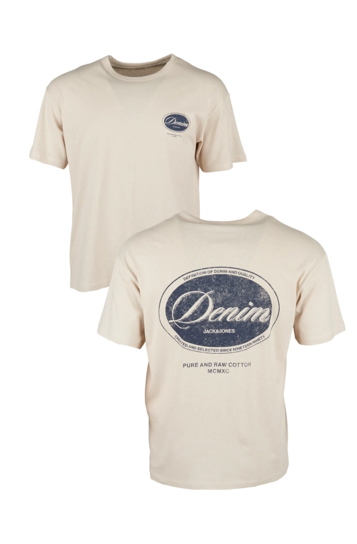 jjandrej tee ss crew neck moonbeam