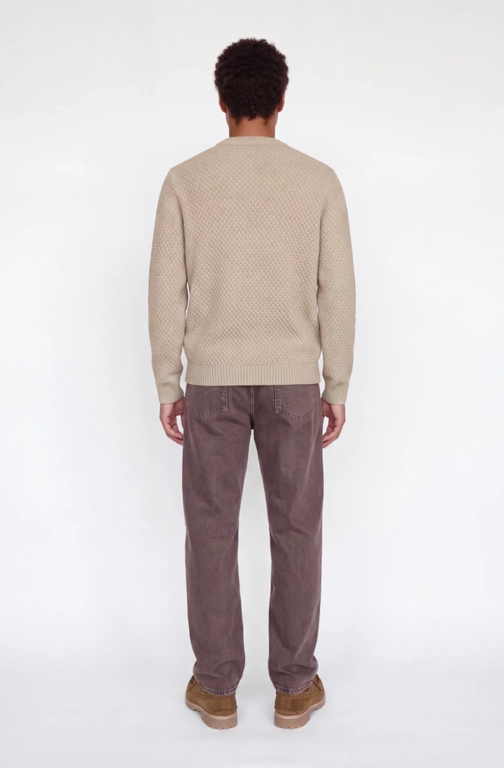 jjblake knit crew neck sn moonbeam