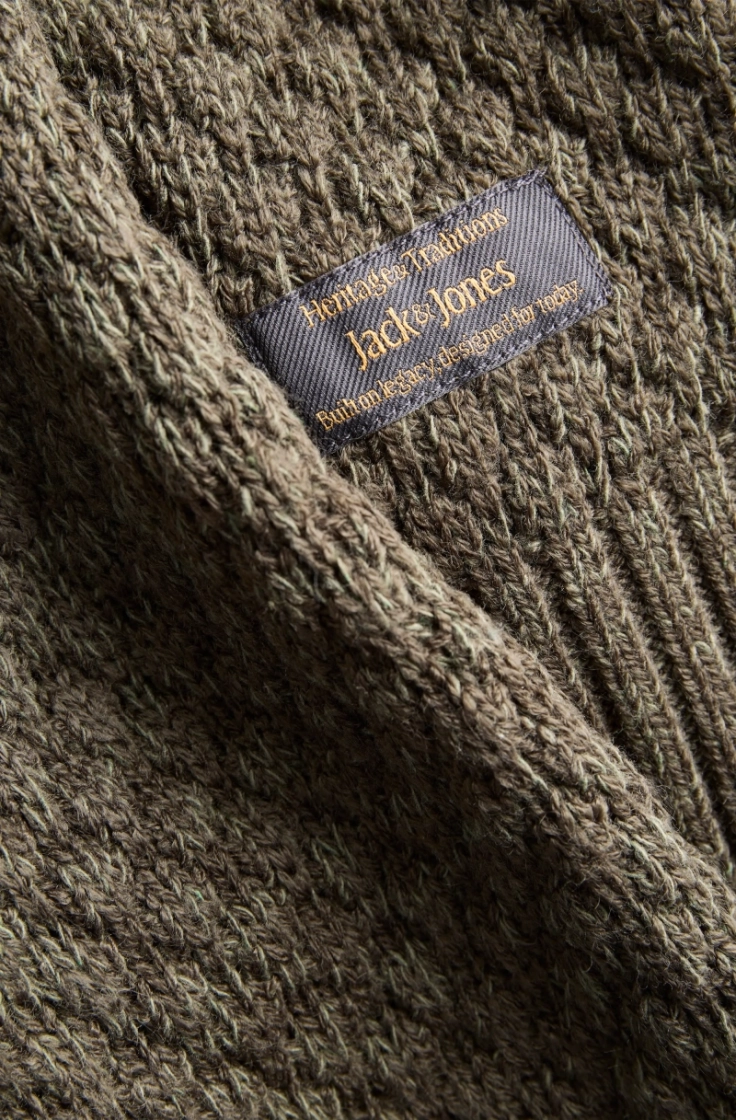jjblake knit crew neck sn rosin