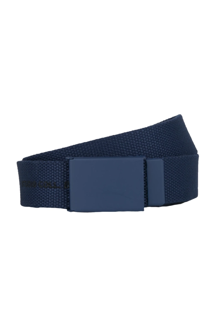 jachimeji woven belt jnr navy blazer