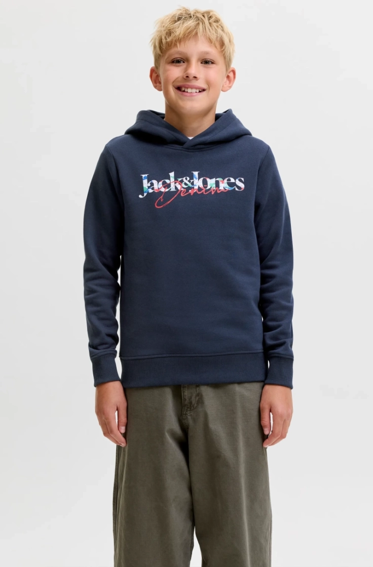 jjtom sweat hood sn jnr navy blazer