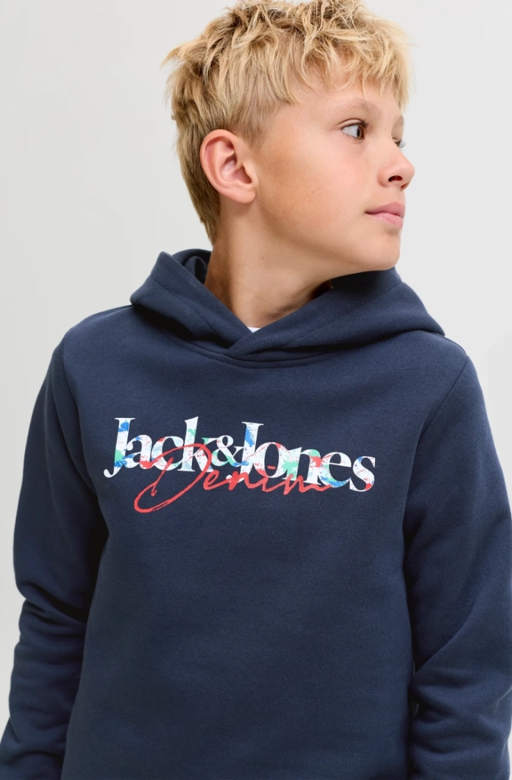 jjtom sweat hood sn jnr navy blazer