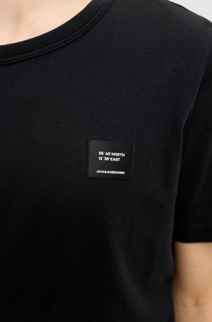 jjcleveland tee ss crew neck s black