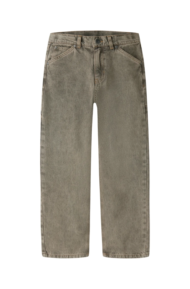 nkmryan straight jeans carp 45 medium brown de