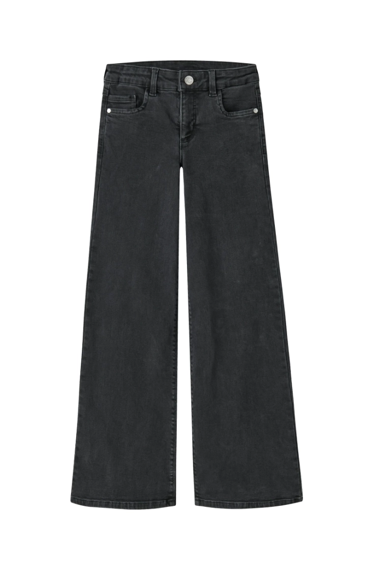nkfpolly x-wide jeans 3057-fr black denim