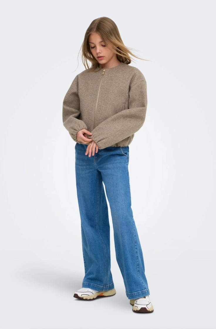 kogadina life short bomber vd taupe gray mela