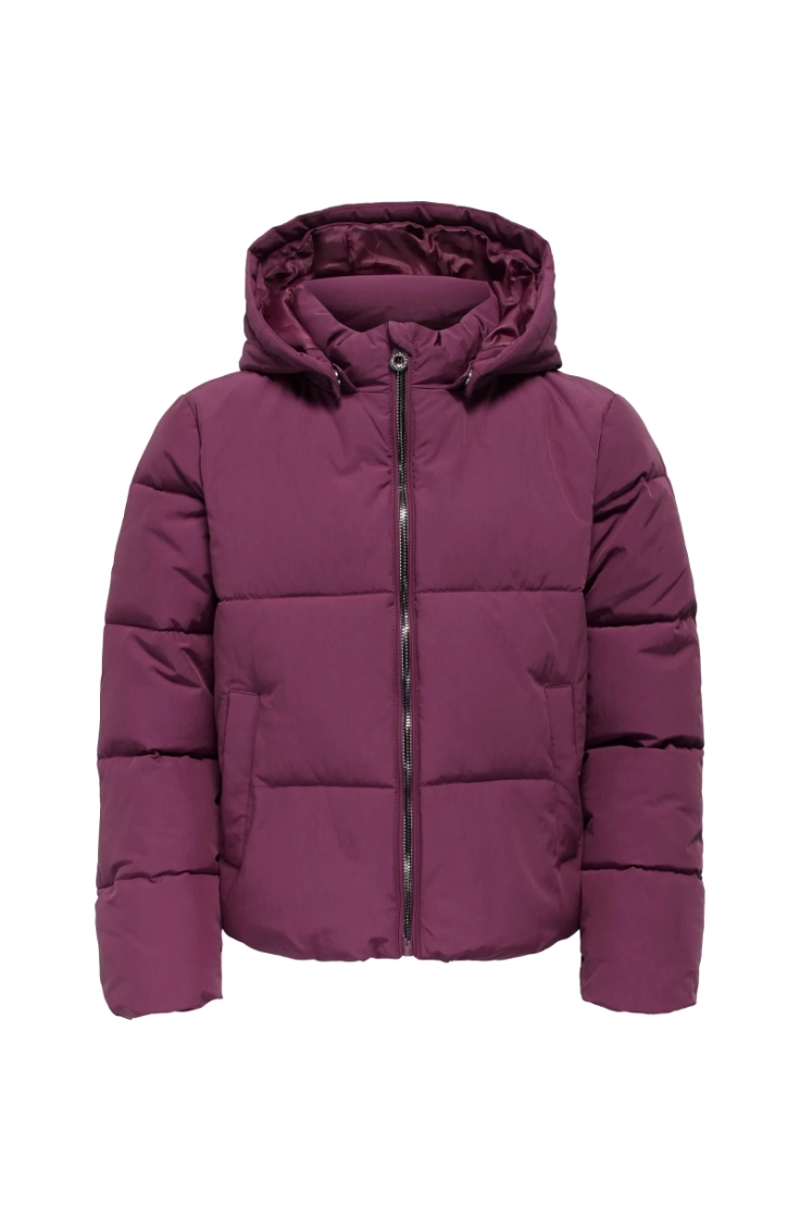 kogdolly life sht puffer jacke mauve wine