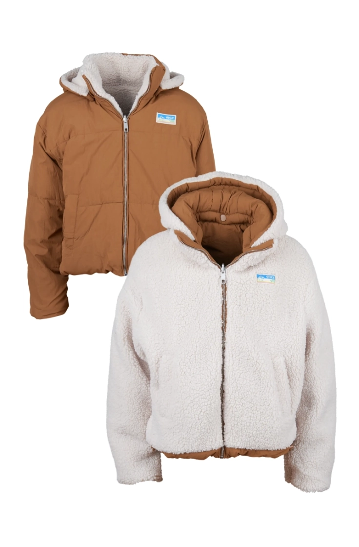 kogmaria life reversib puffer toasted coconut