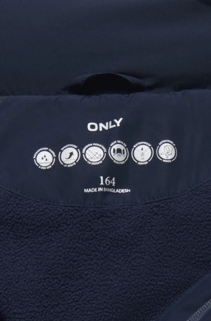 kogellie fuctional hood puff j navy blazer