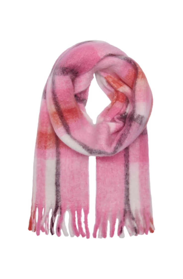 kogsanne life knitlong scarf c azalea pink