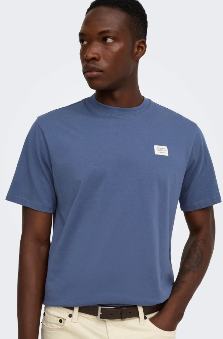 onsdawson life reg ss tee ww v vintage indigo 
