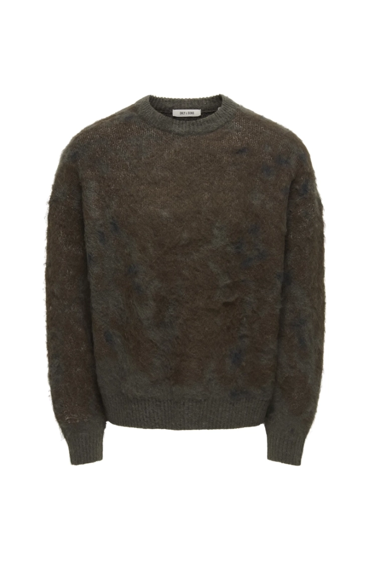 onswillis ls jacquard crew ds  beluga rubber+j