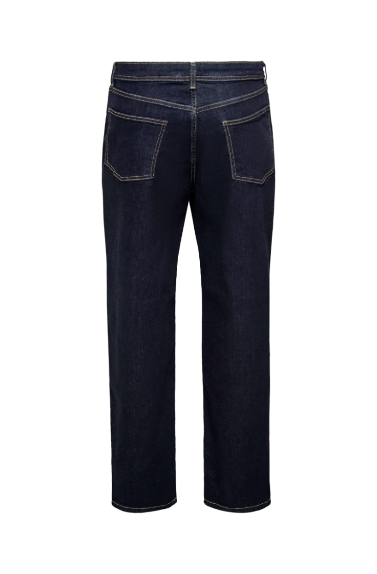 onsfade super stretch rinse 90 dark blue denim