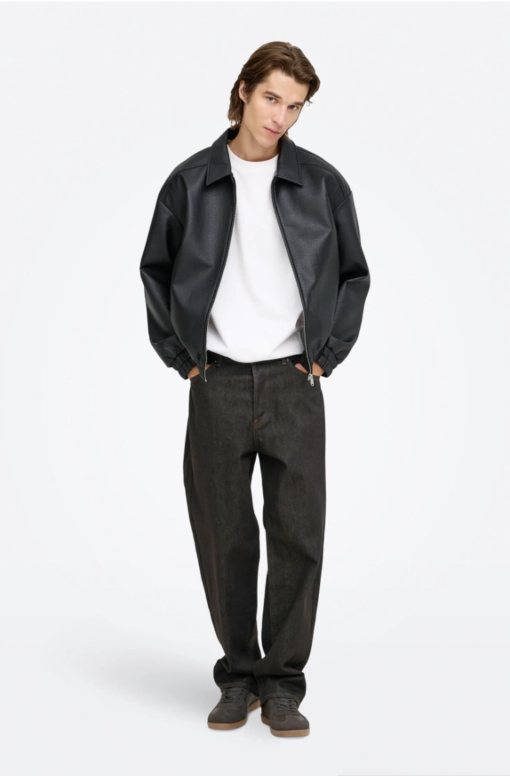 onsfade loose brown 9479 cro d brown denim raw