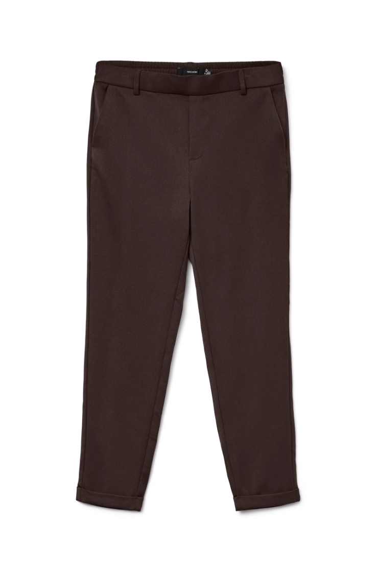 vmmaya mw loose solid pant chocolate torte