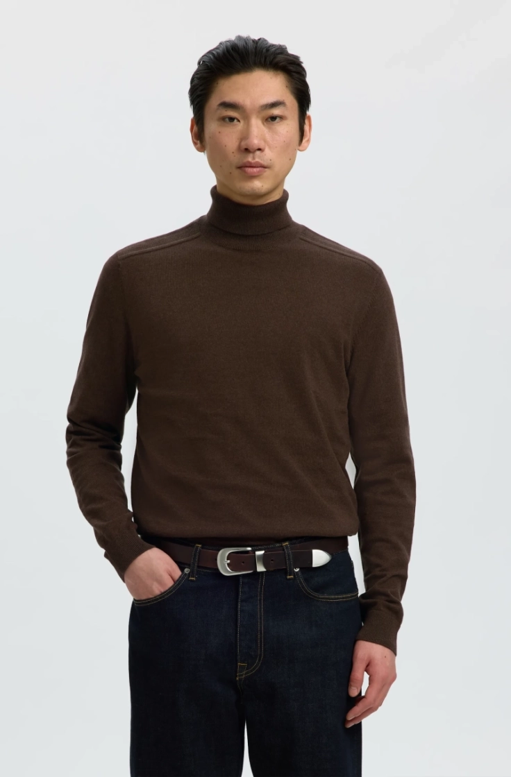 slmberg roll neck delicioso melan