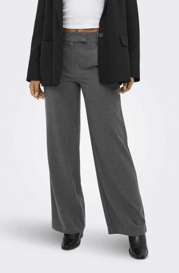 onldeluxe hw straight pant pnt medium grey mel