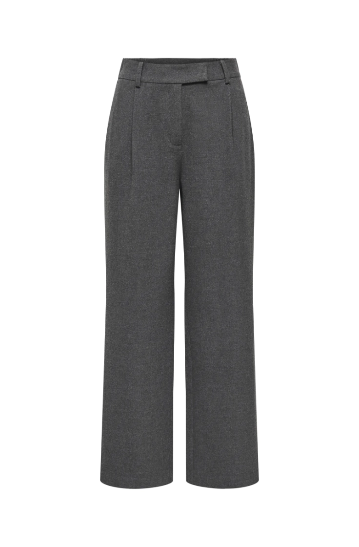 onldeluxe hw straight pant pnt medium grey mel