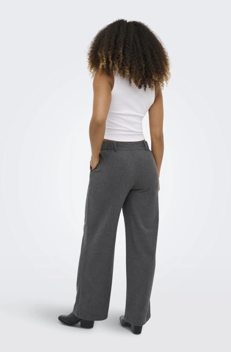 onldeluxe hw straight pant pnt medium grey mel