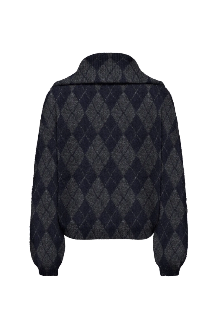 onlmaroon ls zip collar night sky mel/d