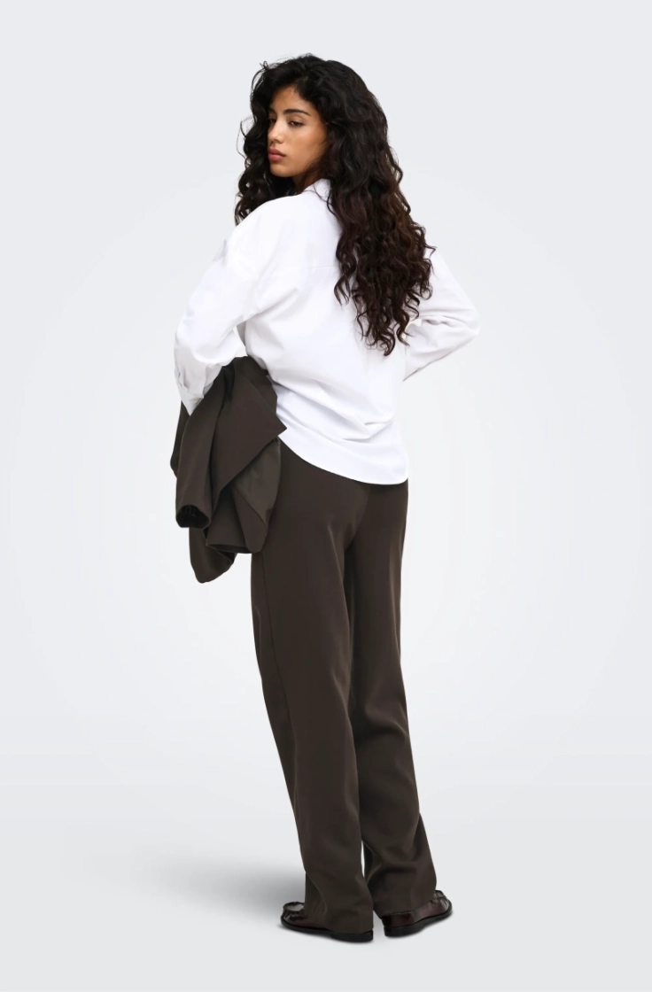 jdyviv hw wide pant pnt chocolate torte
