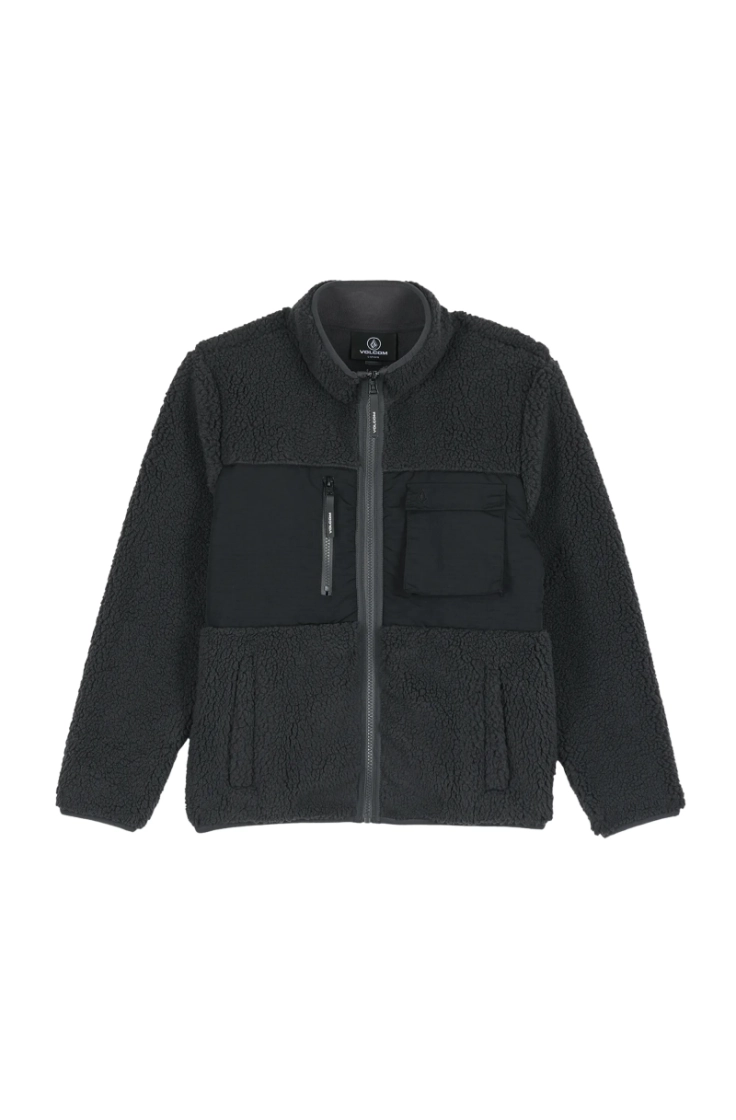 storm stone zip fleece asb asphalt bla