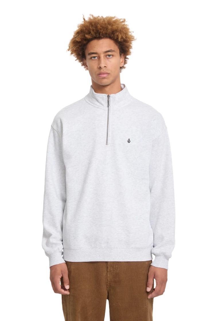 single stone quarter zip bnh bone heathe