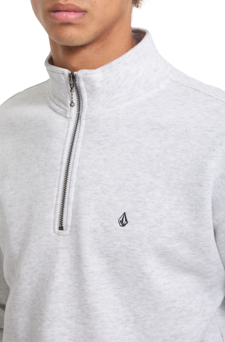 single stone quarter zip bnh bone heathe