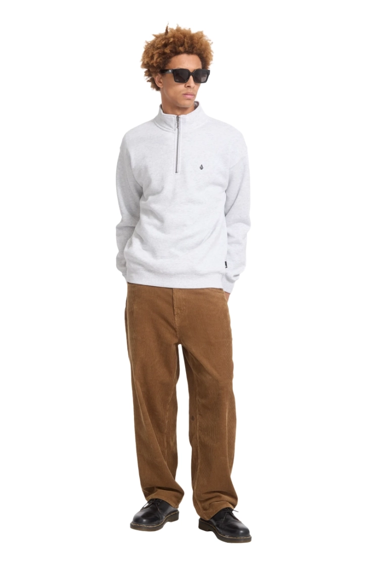 single stone quarter zip bnh bone heathe
