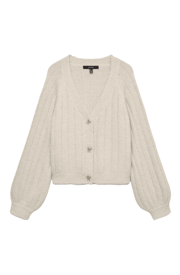 vmsally ls v-neck cardigan birch