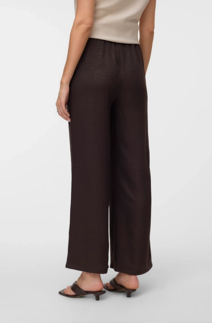 vmmelaney hw loose pant wvn chocolate torte