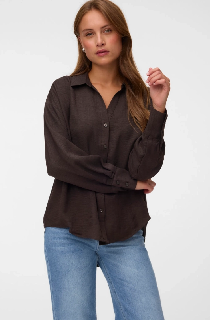 vmmelaney queeny ls shirt wvn chocolate torte