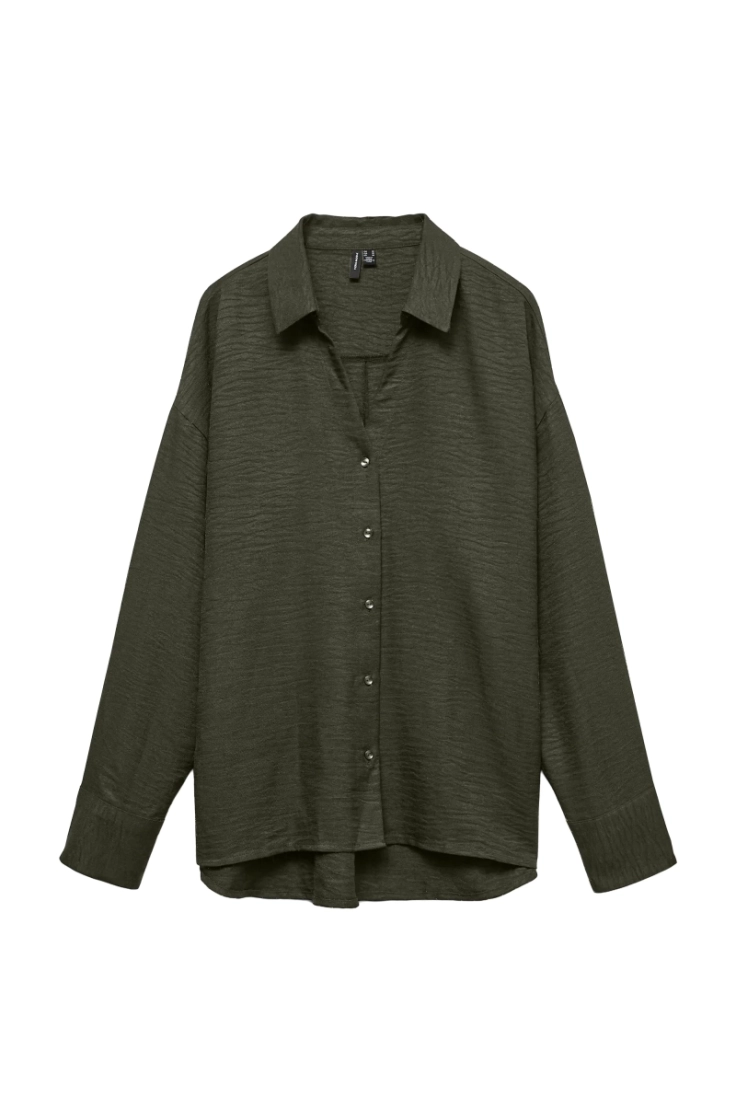 vmmelaney queeny ls shirt wvn forest night
