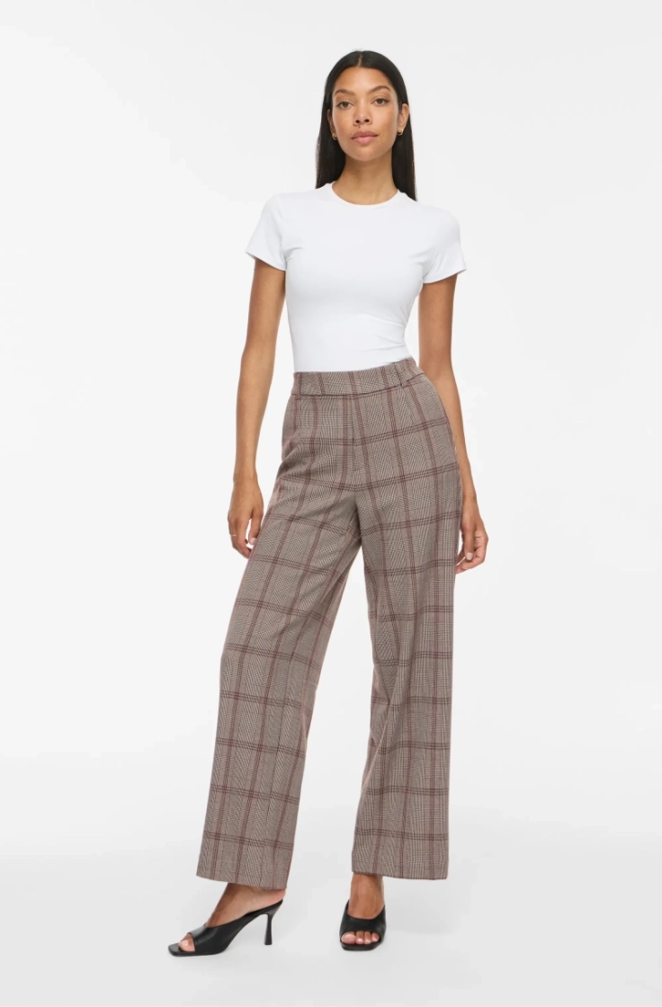 vivarone pattern hw wide pant port royale cum