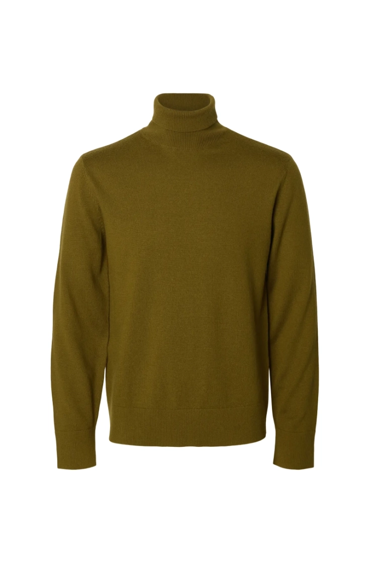 slmtray brushed ls knit merino fir green