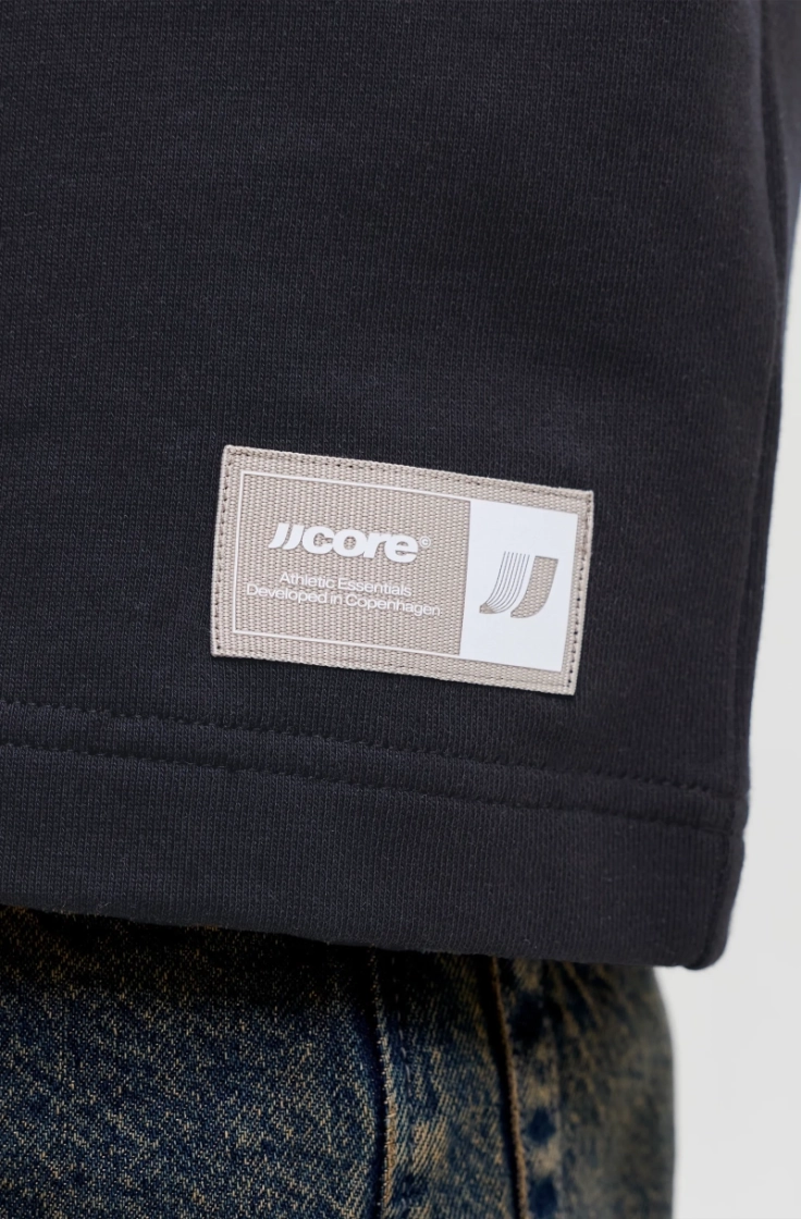 jcoecho double layered sweat c black